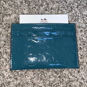 NWT Coach card holder